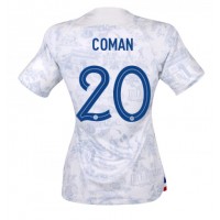 Ženski Nogometni dresi Francija Kingsley Coman #20 Gostujoči SP 2022 Kratek Rokav